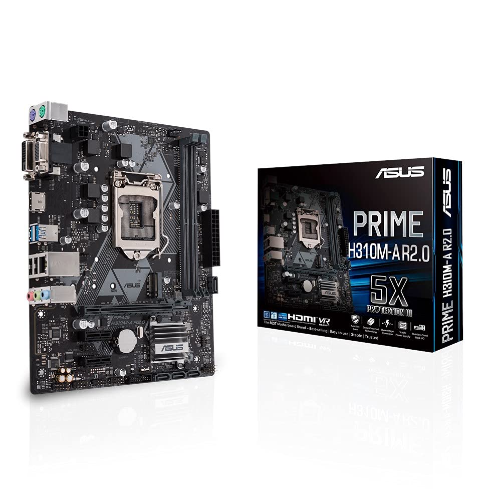 CPU付き　ASUS　PRIME H310M-A　LGA1151 Placa Mãe Asus Prime H310M-A Socket LGA 1151 - até 2 DDR4 : Amazon